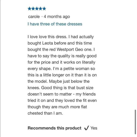 NEW! LEOTA Ladies Aria Dress in Color Red Westport Geo Chili Pepper Print - Picture 6 of 12